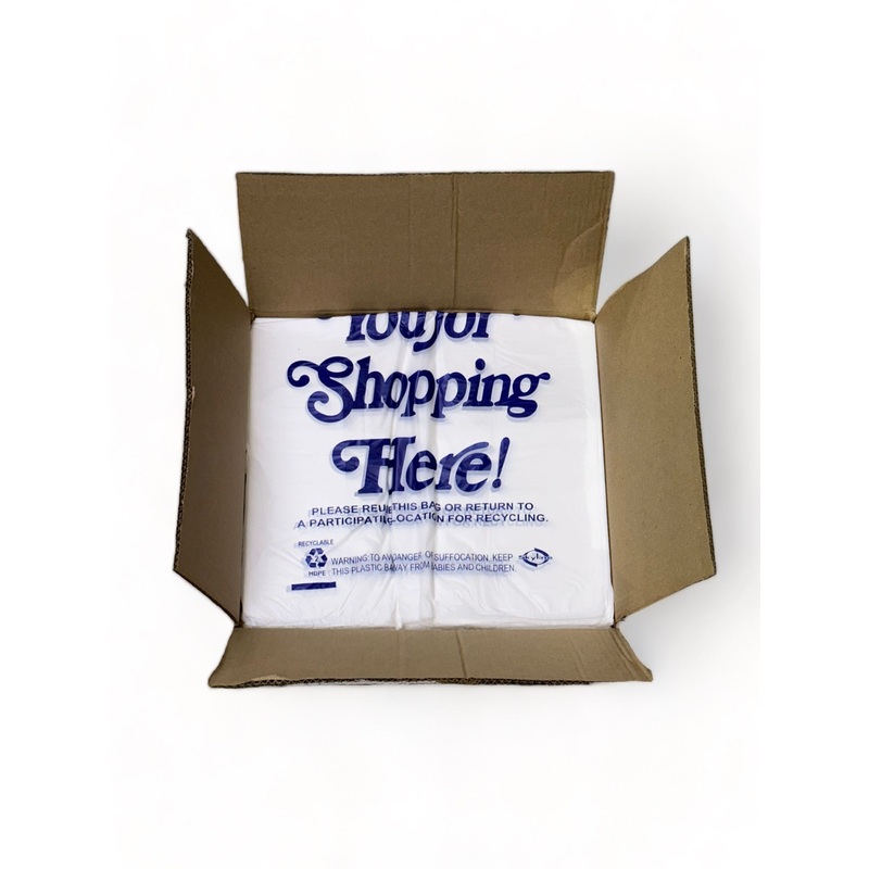 26" White Jumbo Shoping Bag 14X8X27