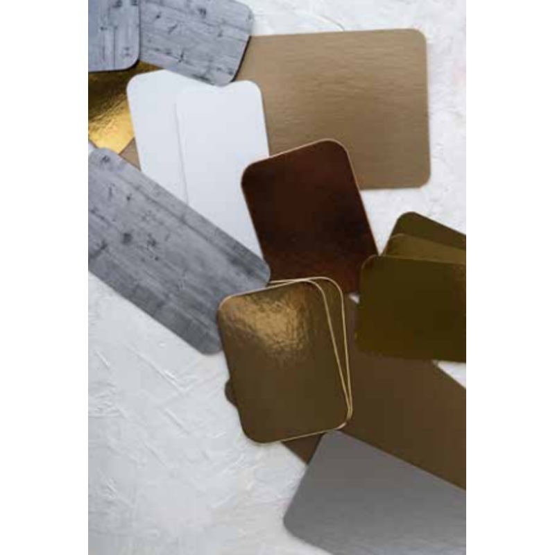 3x3" Mono Square Gold Board with No Tab (500 Qty)
