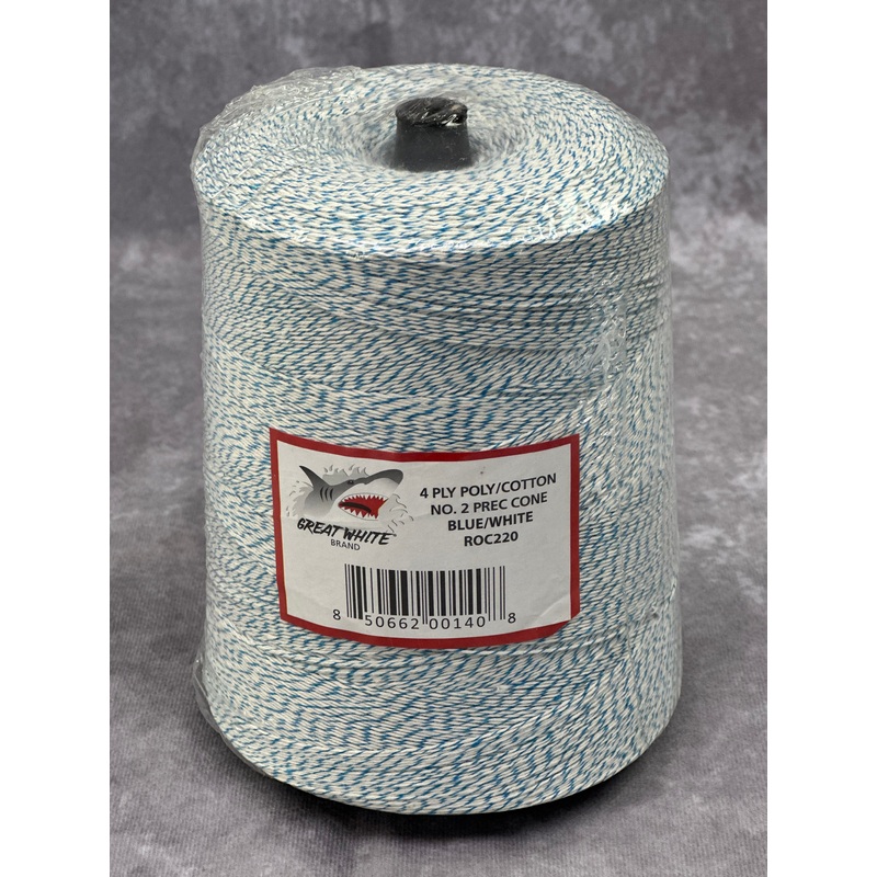 4 PLY Blue and White Twine