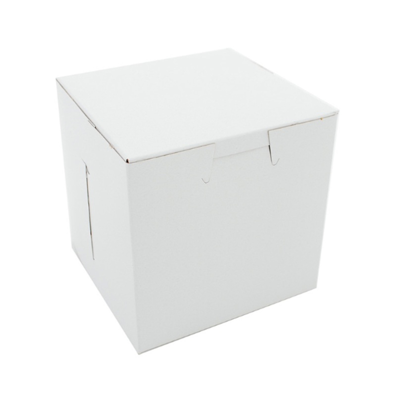 4 X 4 X 4 White Cake Boxes - 200 Count