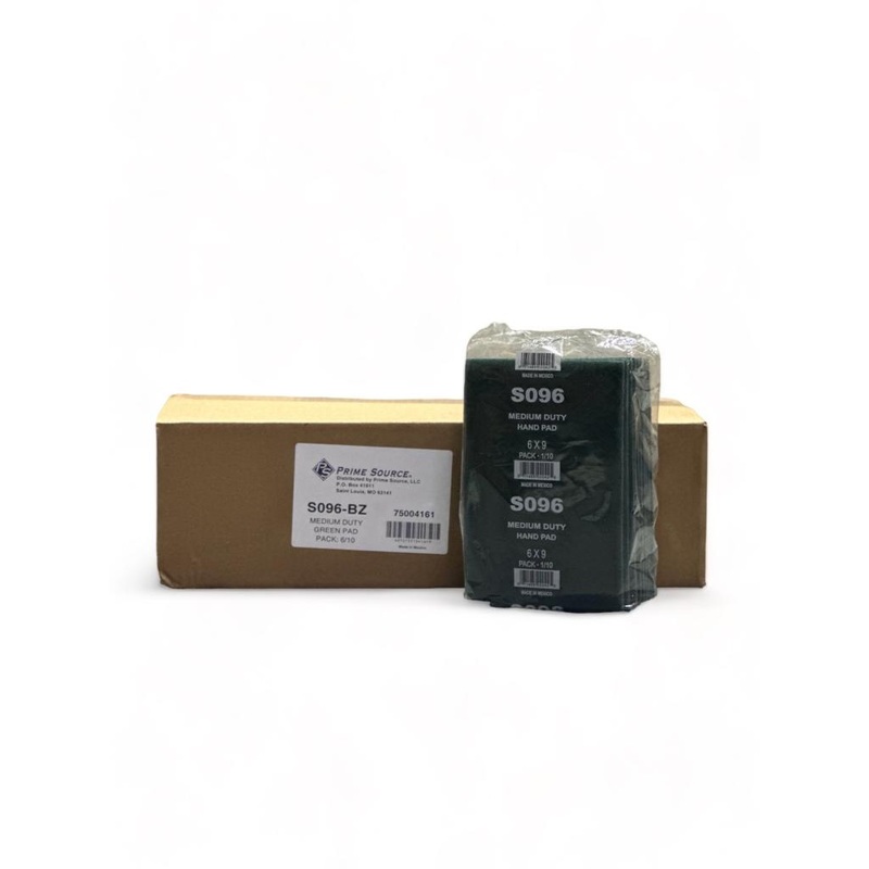 6X9 Scouring Medium Doty Green Pad - 6/10