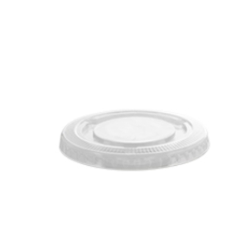 Flat Lid No Slot for a 16 oz or 24 oz Plastic Cup