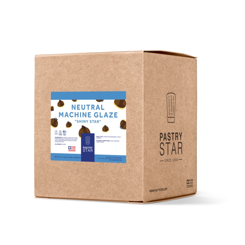 PastryStar Neutral Machine Glaze (Shiny Star) 11 lbs.