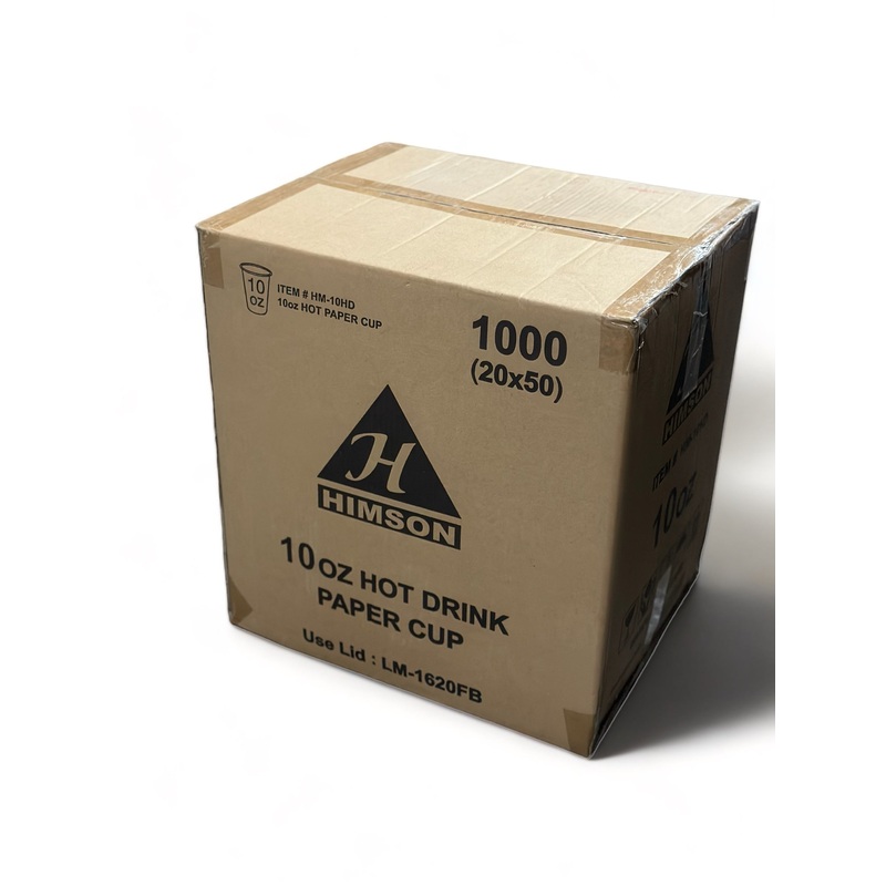 10 oz Printed Hot Cup - 1000 Pieces