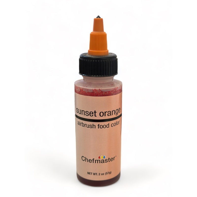 2 oz Sunset Orange Airbrush Food Coloring