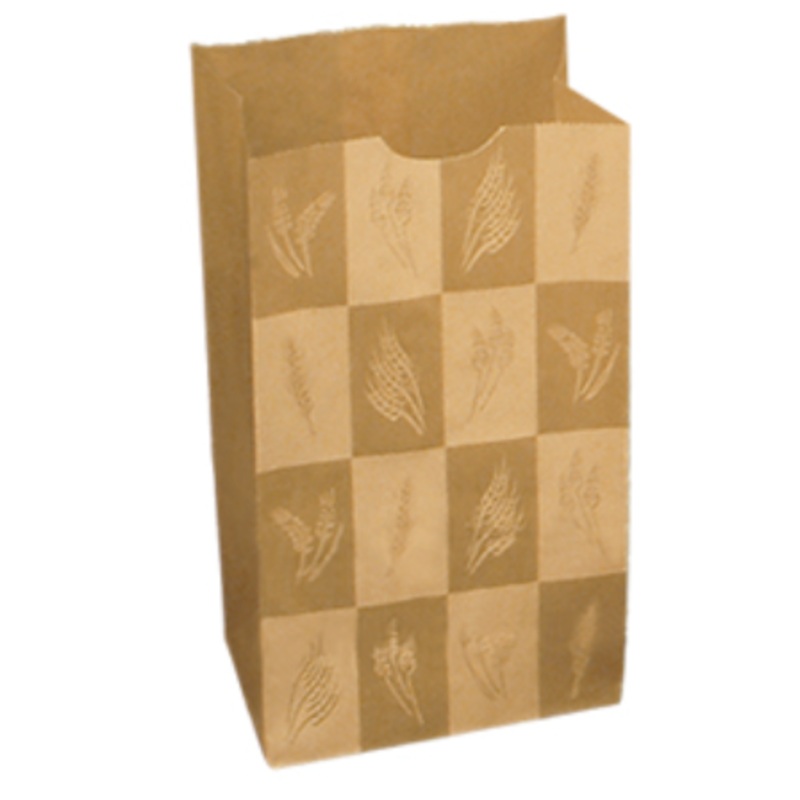 Bagcraft 4 LB SOS Bakery Bag Dubl Wax (Not White) 9.5X5X3 - 500 Qty