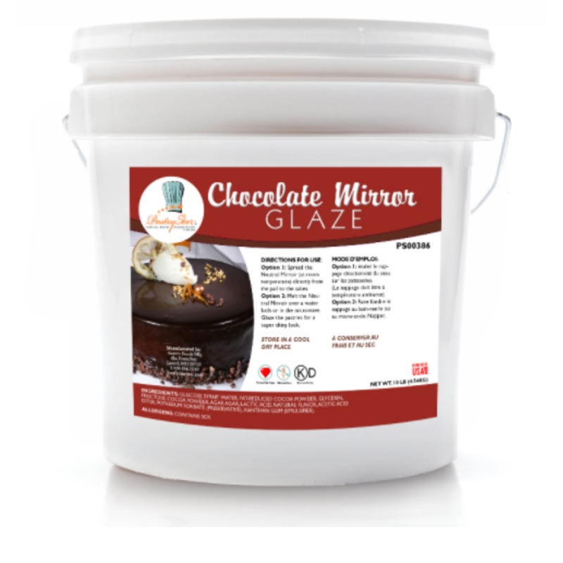 Chocolate Mirror Glaze 10 LBS