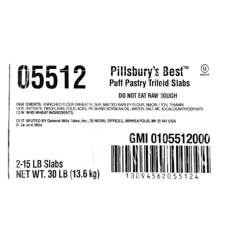 Puff Pastry Trifold Slabs