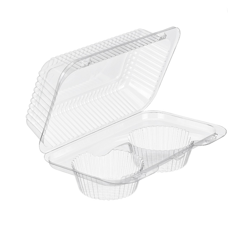 SLP52 Hinged Clamshell 2 Pack Muffin - (CS 500)
