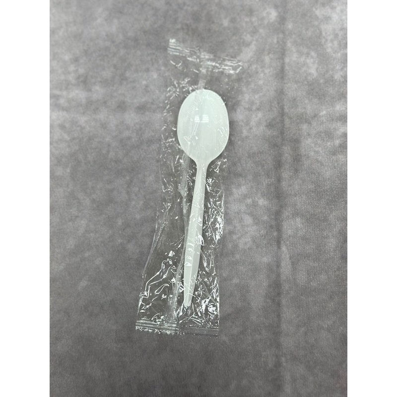 WRAPPED! SOUPSPOON ONLY, MEDIUM (WHITE)