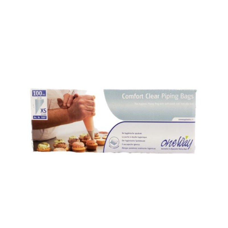 Clear Disposable Piping Bags - 12 inch