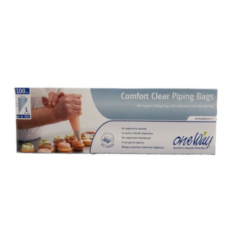 Clear Disposable Piping Bags - 21 inch