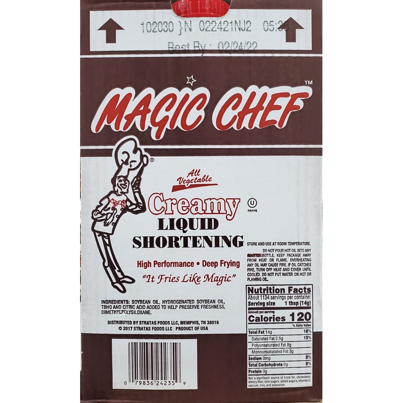Creamy Liquid Shortening Oil 35lbs