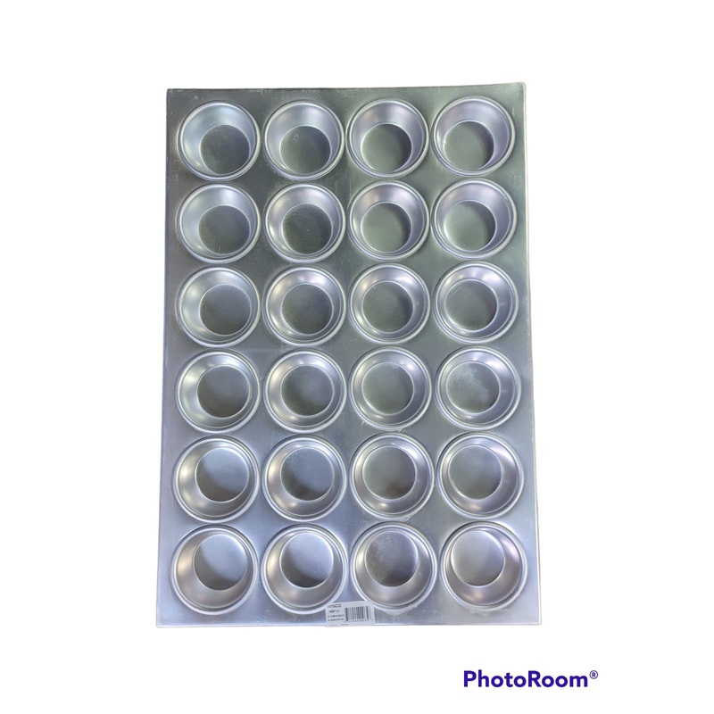 24 Cup Muffin Pan, Non-stick, 3 oz., Aluminum