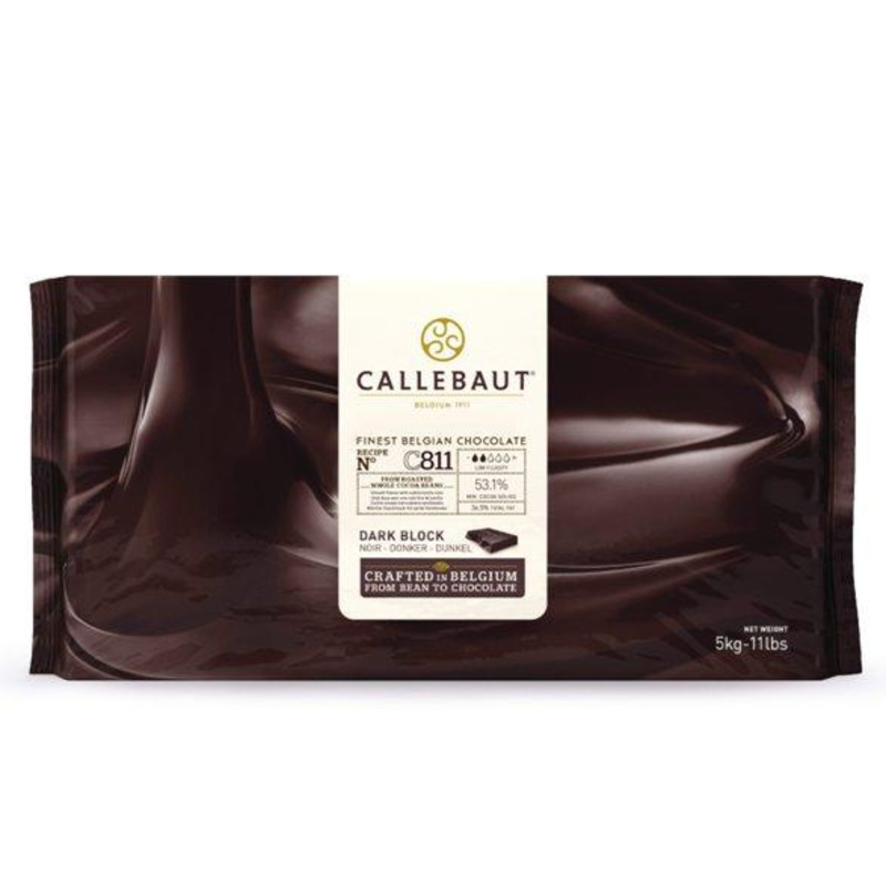 Dark Chocolate Couverture Block - 53.1% Cacao