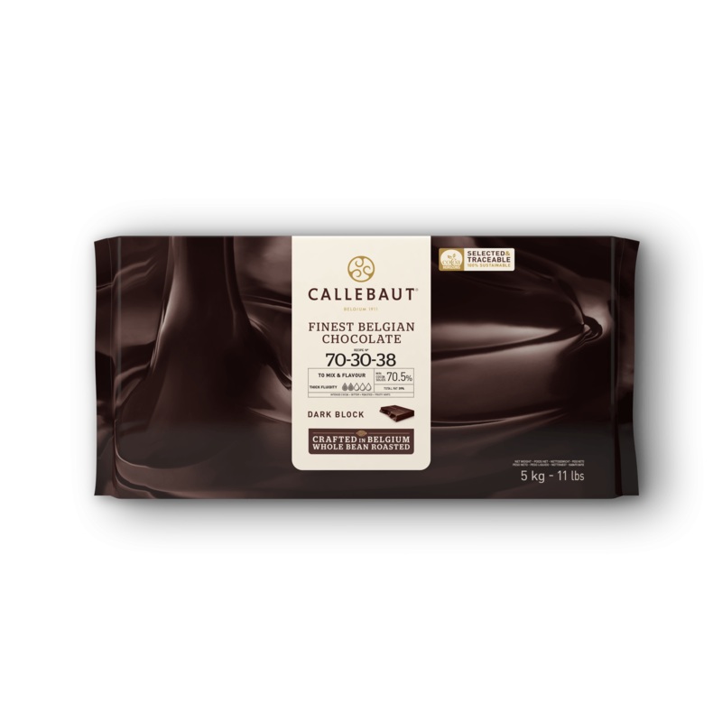 Dark Chocolate Couverture Block - 70.5% Cacao (SPECIAL ORDER) "contact us for pricing"