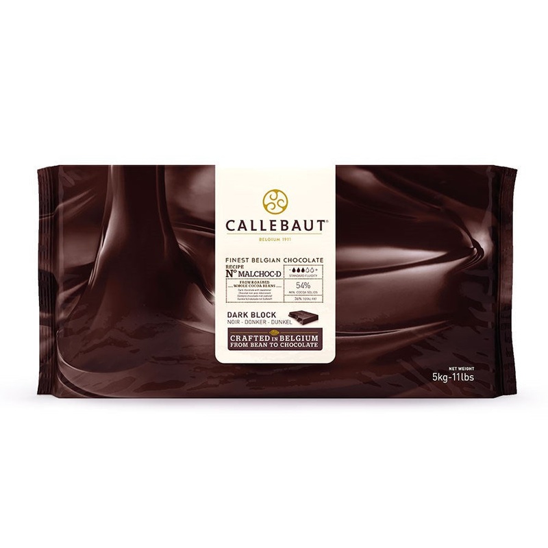 Dark Chocolate Couverture Blocks - 54% Cacao (Maltitol) (special order)