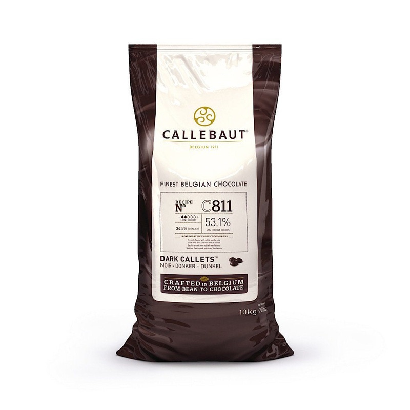 Dark Chocolate Couverture Callets - 53.1% Cacao (SPECIAL ORDER 24-week lead time) "contact us for pricing"