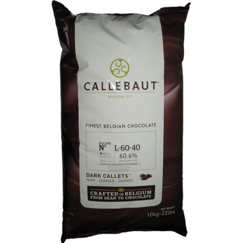 Dark Chocolate Couverture Callets - 60.6% Cacao
