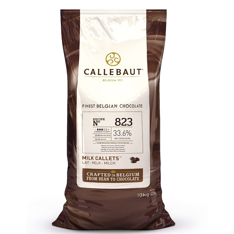 Fairtrade Milk Chocolate Couverture Callets - 33.6% Cacao (SPECIAL ORDER) "contact us for pricing"