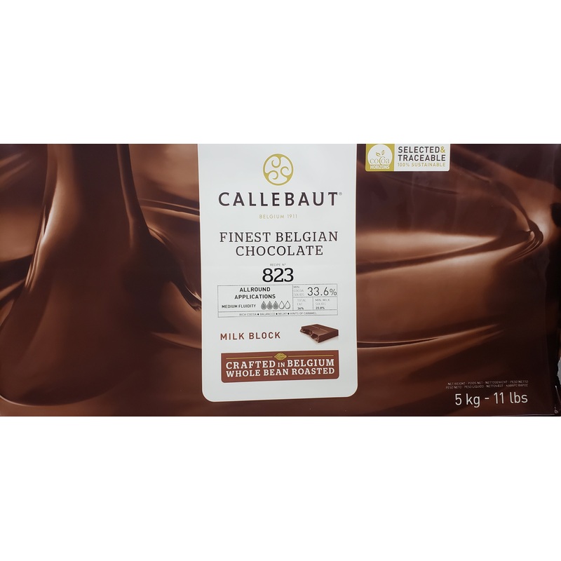 Milk Chocolate Couverture Block - 33.6% Cacao (SPECIAL ORDER 2-4 WEEKS LEAD TIME) "contact us for pricing"