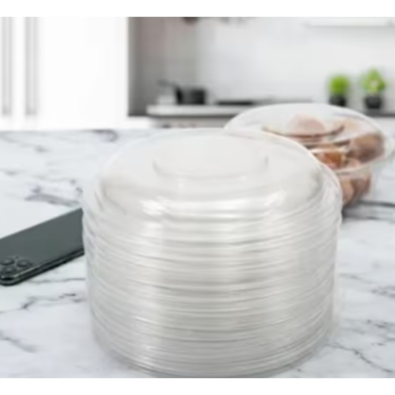 16BDL DART DOME LID (FOR 16OZ BOWL #8913) - Clear- 504 Pieces