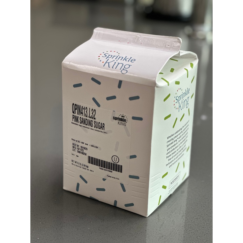 8LB Sanding Sugar - Pink