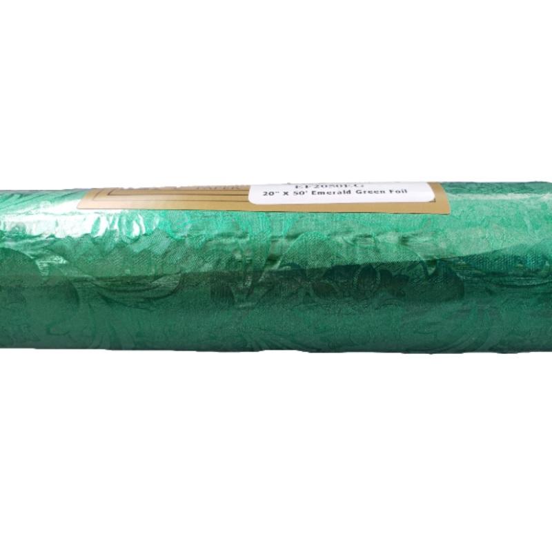 Embossed Foil Roll - Camelot - Emerald Green