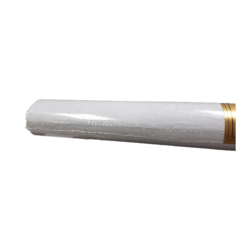 Embossed Foil Roll - Camelot - White