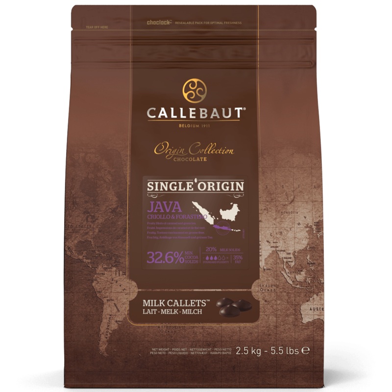 Java Origin Dark Chocolate Couverture Callets - 32.6% Cacao (SPECIAL ORDER) "contact us for pricing"