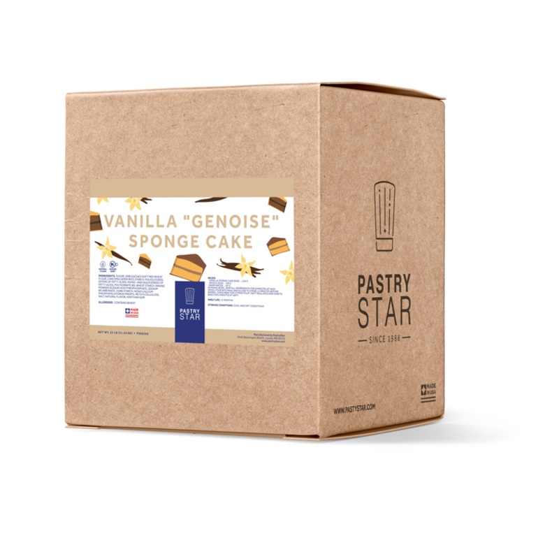 PastryStar Vanilla Sponge Cake Mix 25 LBS
