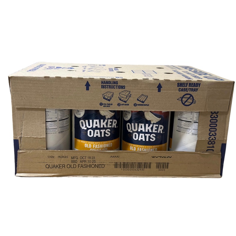 Quaker Oats Old Fashioned - 12/42 oz