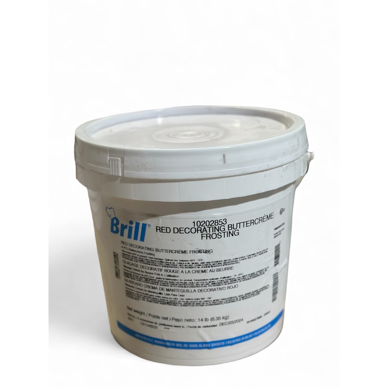 RED FROSTING BUTTERCREAME - 14LB