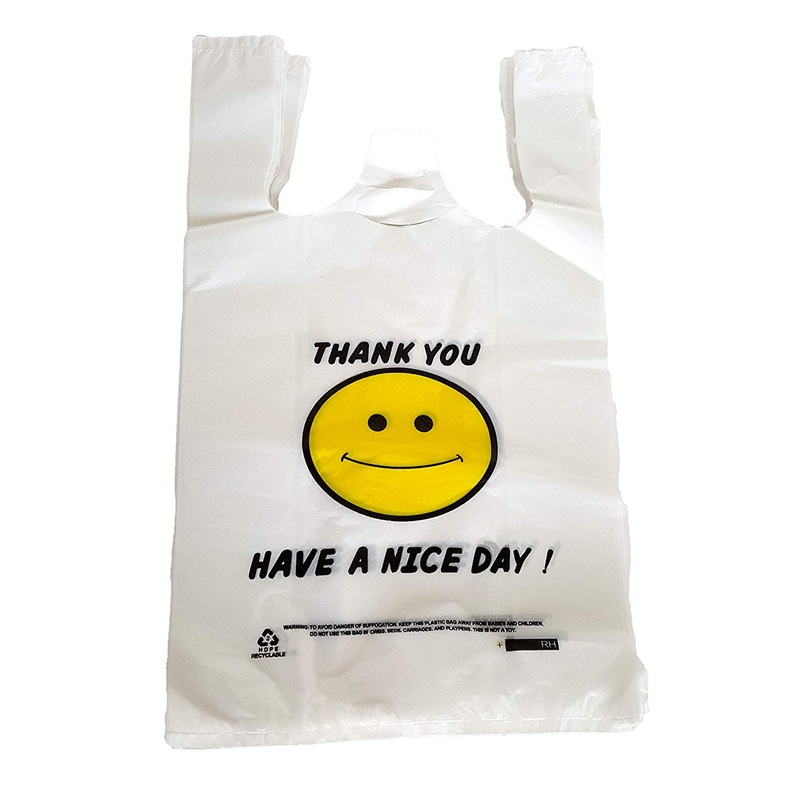 T-Shirt and Grocery Bags - Smile - 43473 - 275 Qty
