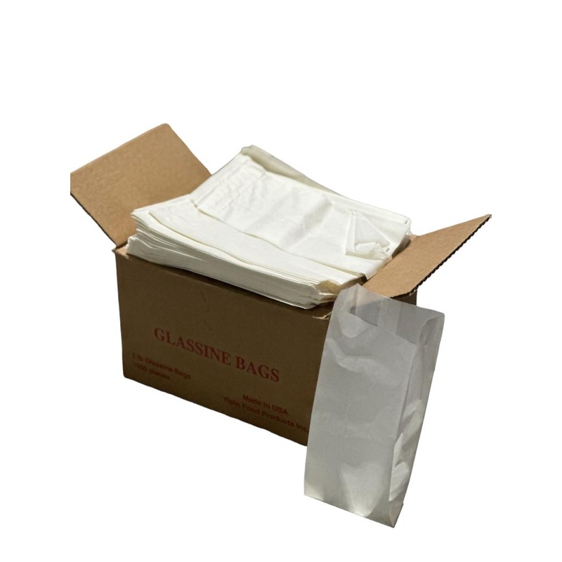 1/2 LB Glassine Bag 1,000 Pieces