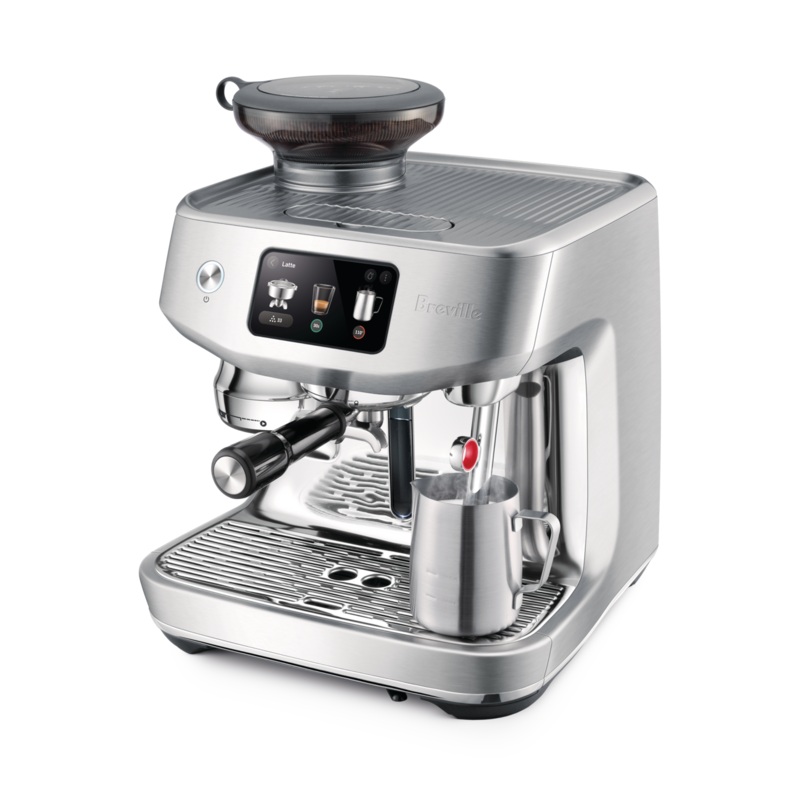 Breville | BES985BSS | The ORACLE JET Espresso Maker: Touch Screen, ThermoJet, Auto MilQ, Brushed Stainless Steel