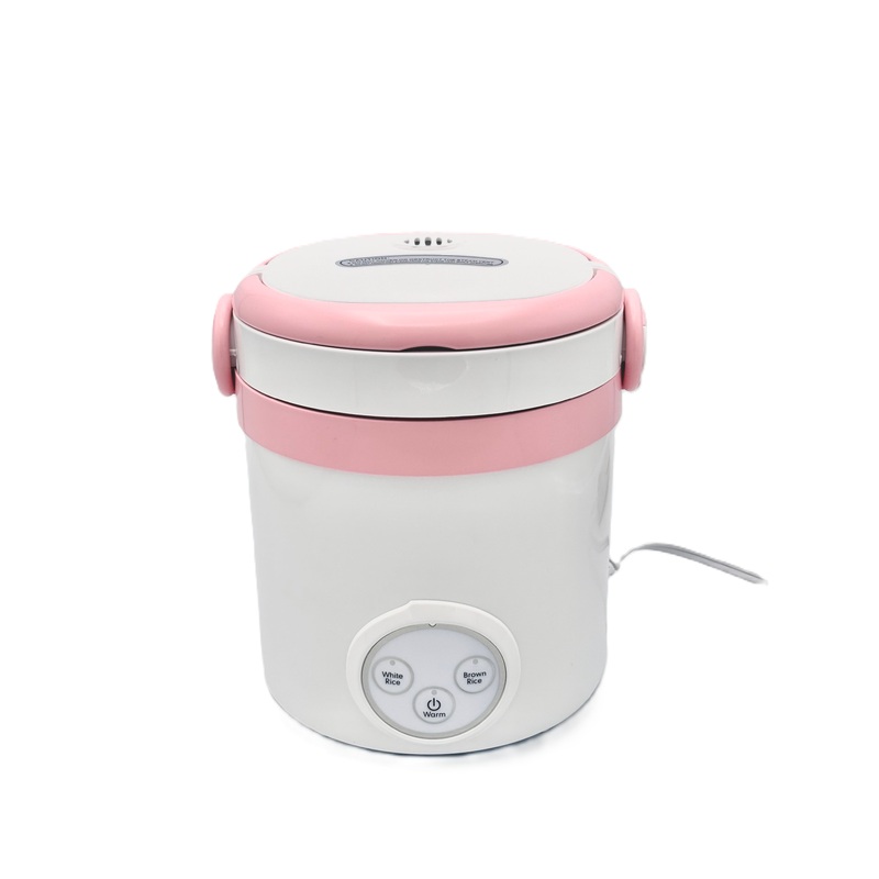 Sunpentown Rice Cooker | MC-E881 | 1.5 cup with Brown rice setting, Pink