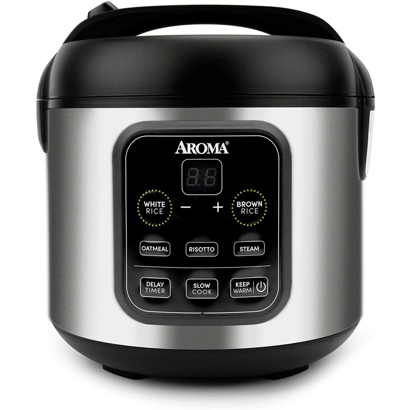 Aroma Rice Cooker 4 Cups, s/s, Digital | ARC-994SB