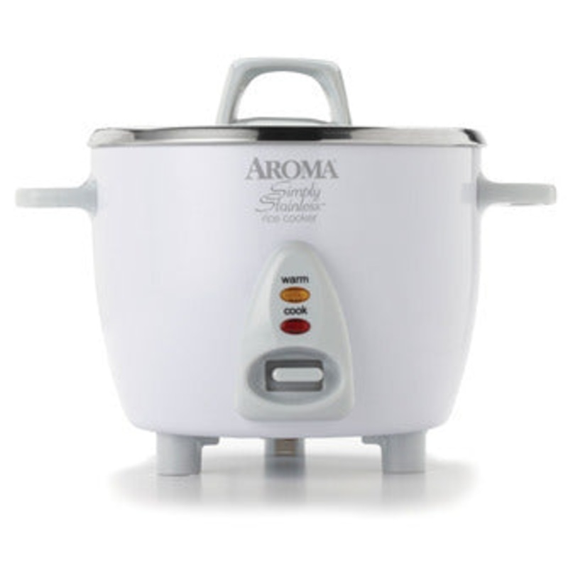 Aroma Rice Cooker |ARC753SG| 3 Cup with stainless steel inner pot