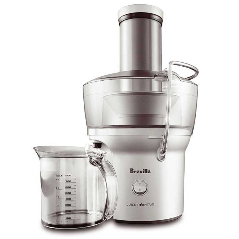 Breville Juice Extractor |BJE200SIL| 700W, 1-speed "the Juice Fountain Compact"