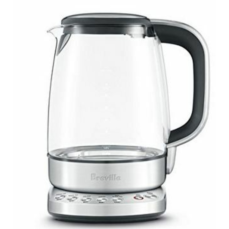 Breville Kettle |BKE830CLR| 1.7L, variable temperature with crystal clear Schott glass "the IQ Kettle Pure"