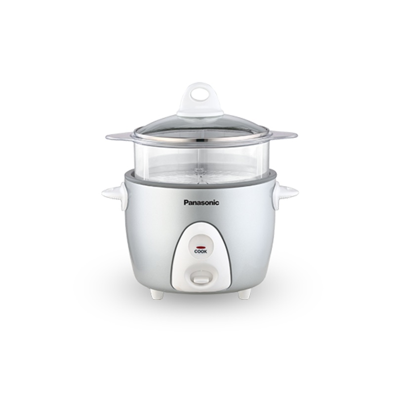 Panasonic Rice Cooker |SRG06FGE| 3-Cup, Traditional with Steam Basket