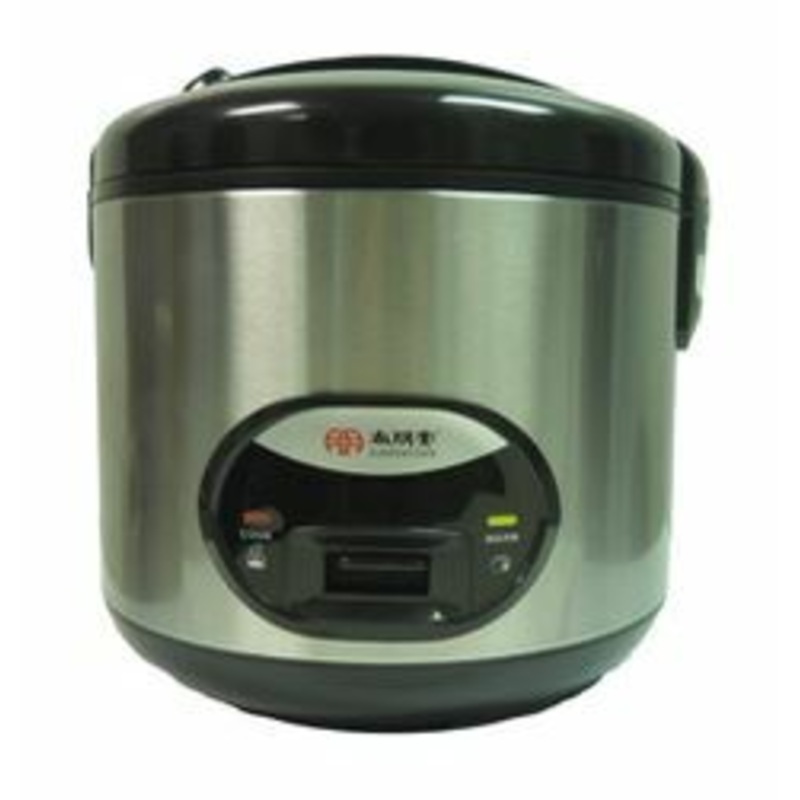 Sunpentown Rice Cooker |SC2006| with stainless steel inner pot, 6 cup