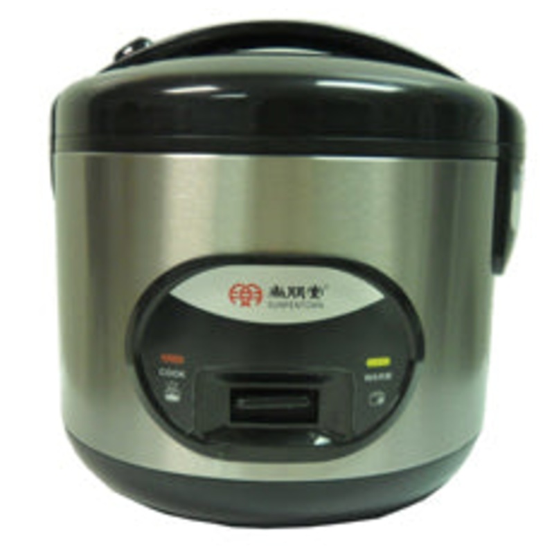Sunpentown Rice Cooker |SC2010| with stainless steel inner pot, 10 cup