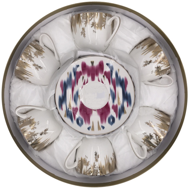 Angela Cup & Saucer Set - Painting Texture