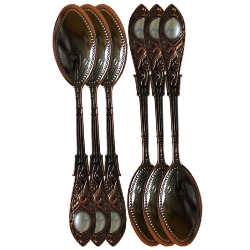 Fancy Metal Spoon Set 12pcs