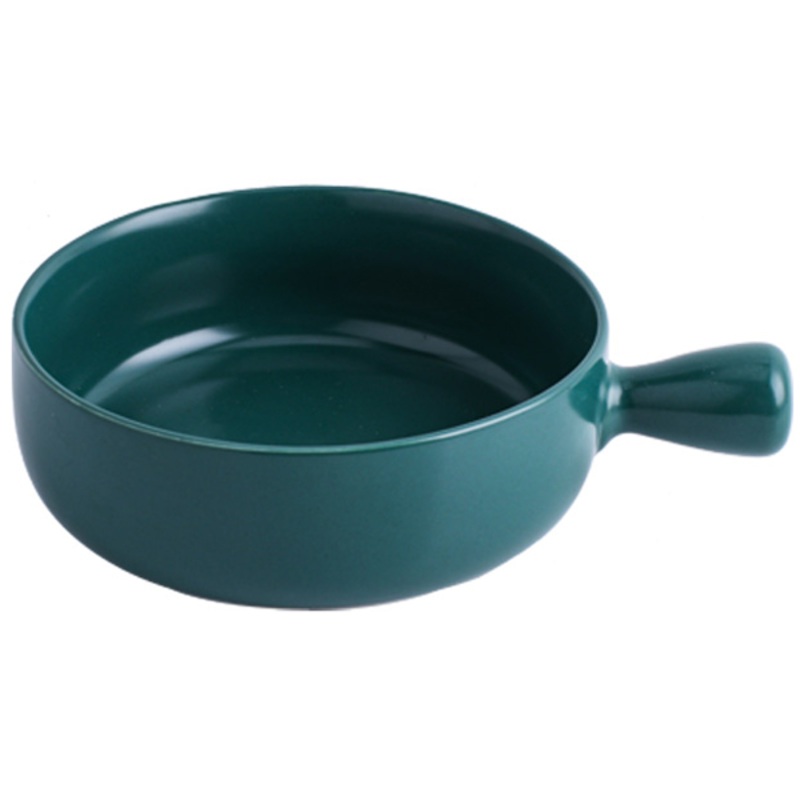 Porcelain Soup Bowl With Handle 2Pcs