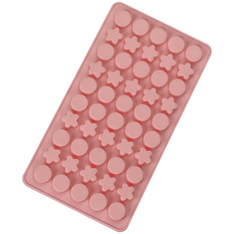 Silicone Star & Round Shaped Candy Mold