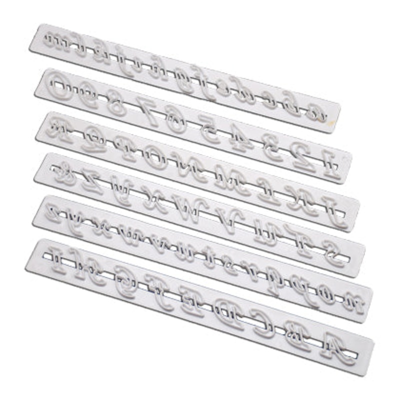 Alphabet & Number Cutters 6Pcs Set