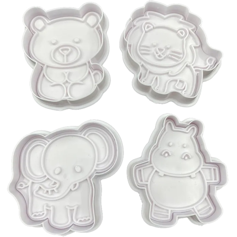 Animal Fondant Cutter 4Pcs Set